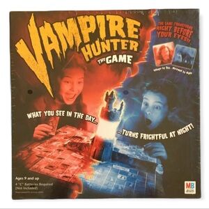 Vampire Hunter Board Game 2002 Complete Milton Bradley New Sealed
